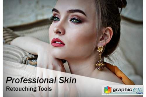 Professional Skin Retouch Tools (Action & Brushes)