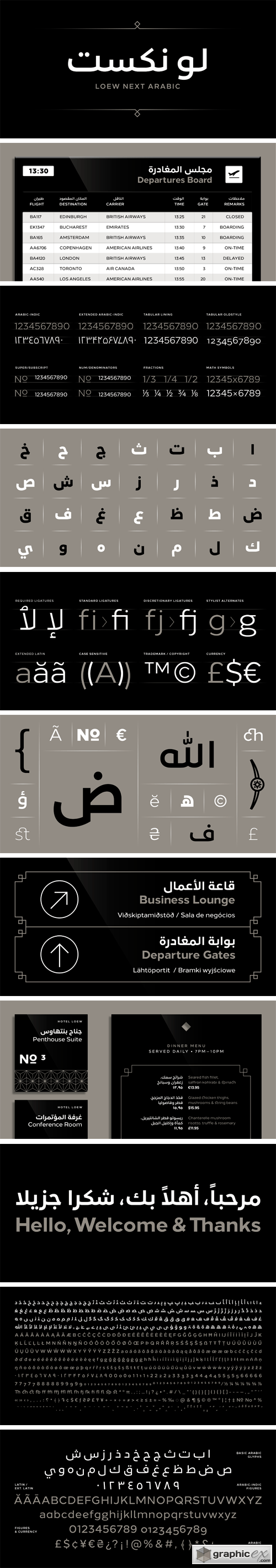 Loew Next Arabic Font Family