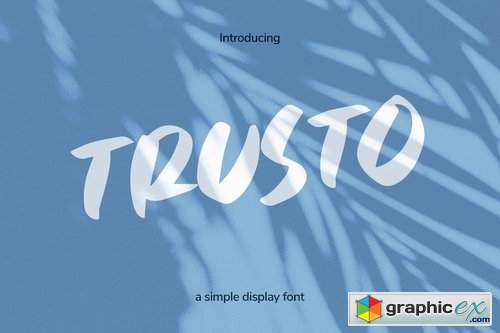 Trusto - Casual Display Font