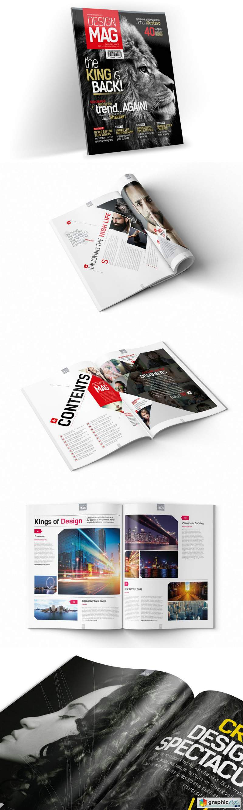 Magazine Template InDesign 07