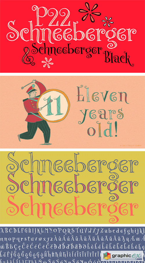 P22 Schneeberger Font