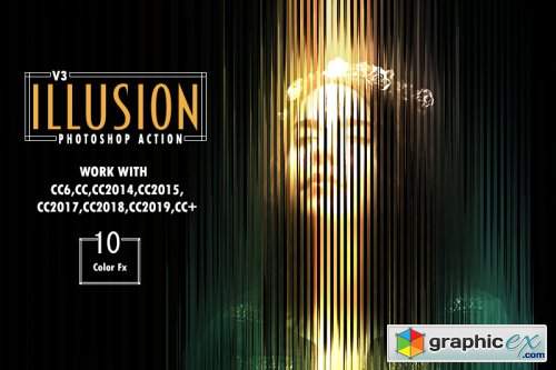 Illusion V3 Photoshop Action