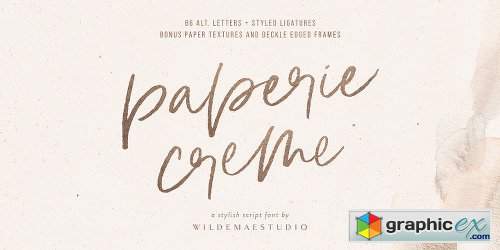 Paperie Creme Font