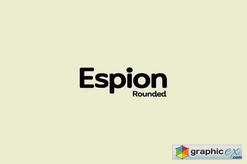 ESPION Rounded - Modern Typeface