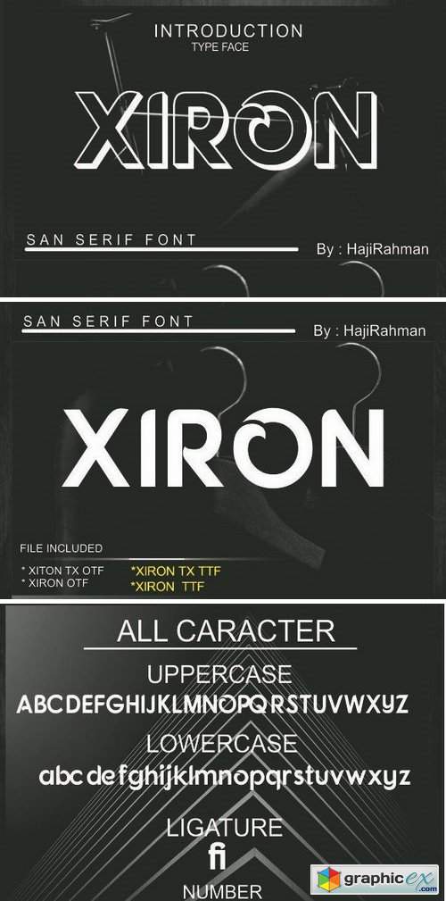 Xiron Font