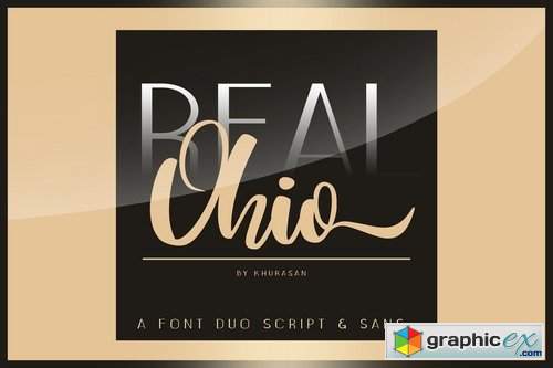 Real Ohio Font Duo