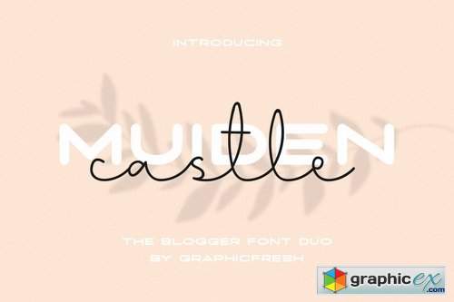 Muiden Castle - The Blogger Font Duo