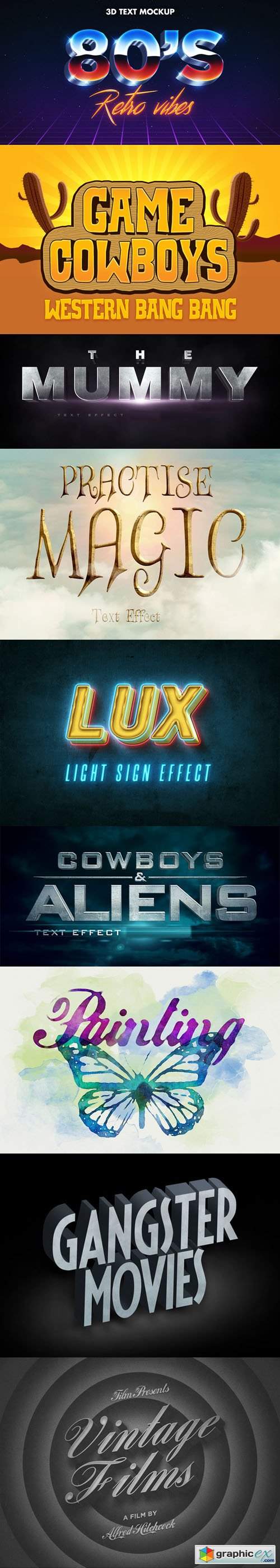 9 Awesome Photoshop Text Effects