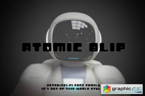 Atomic Blip Font of the Future!