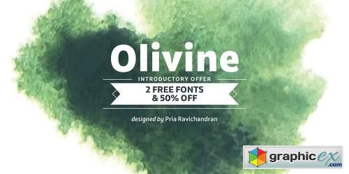 Olivine Font Family - 42 Fonts