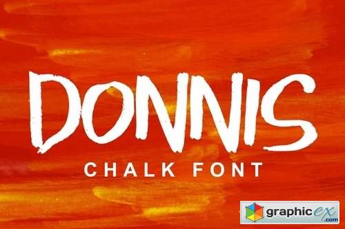 Donnis Chalk Font