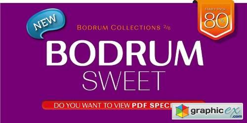 Bodrum Sweet Font Family - 20 Fonts