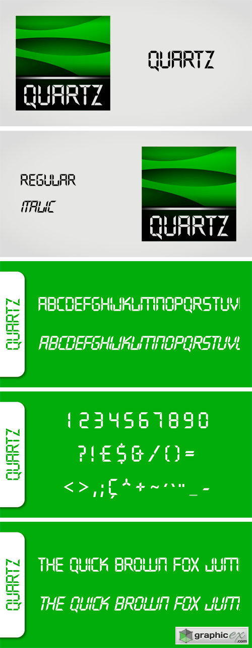 Quartz Font Family