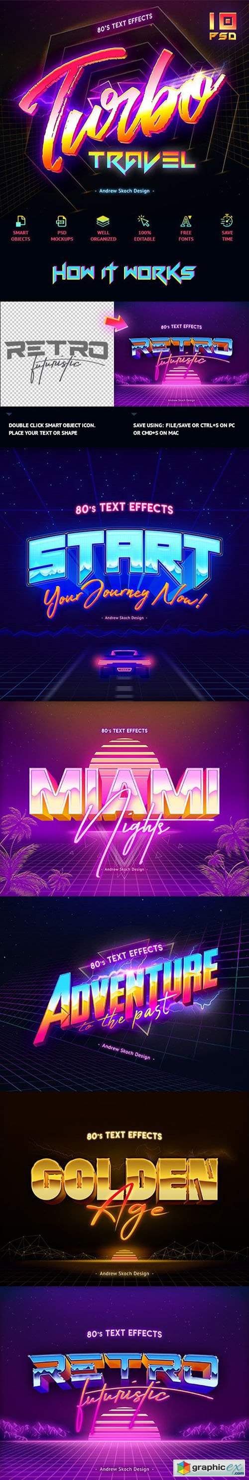 80's Text Effects vol.2