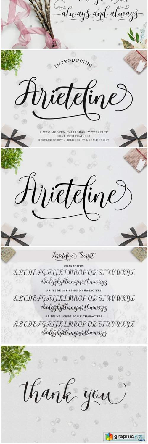 Ariteline Script Font