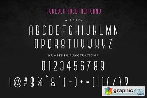 Forever Together - Romantic Font Duo