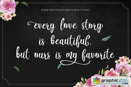 Forever Together - Romantic Font Duo