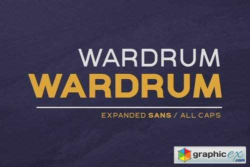 WARDRUM - Expanded Sans