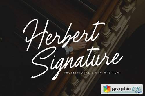 Herbert Signature Font