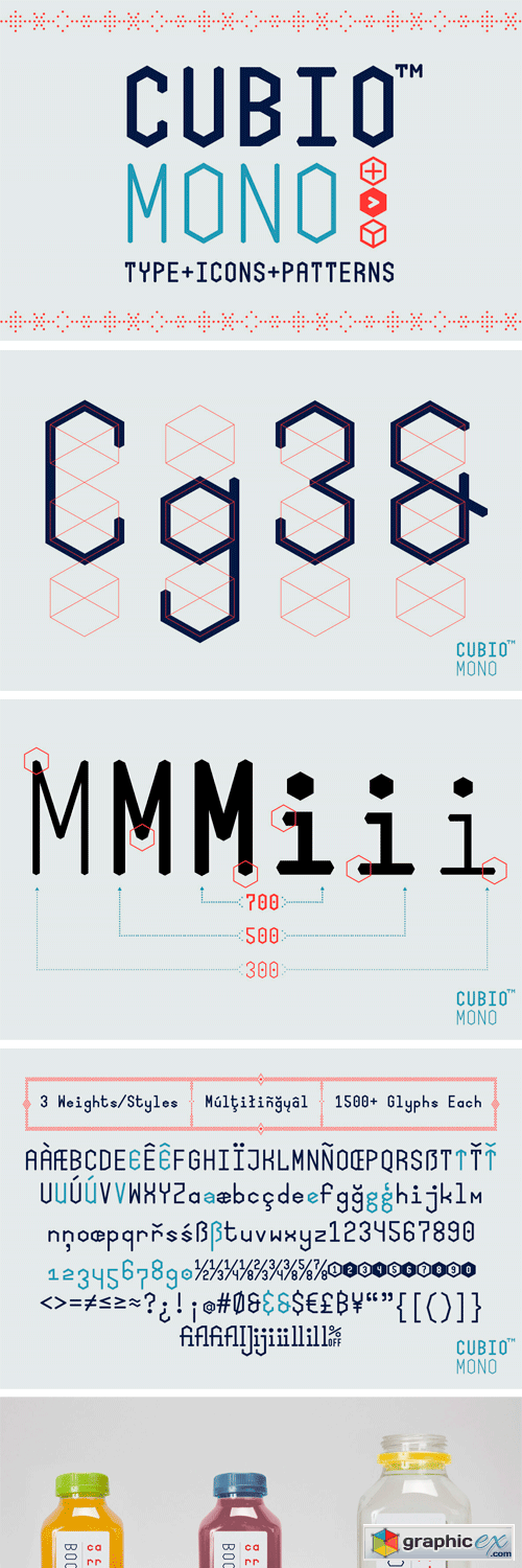 Cubio Mono Font Family