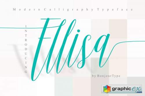 Ellisa Script Calligraphy