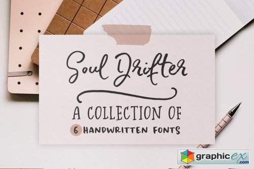 Soul Drifter handwritten font family