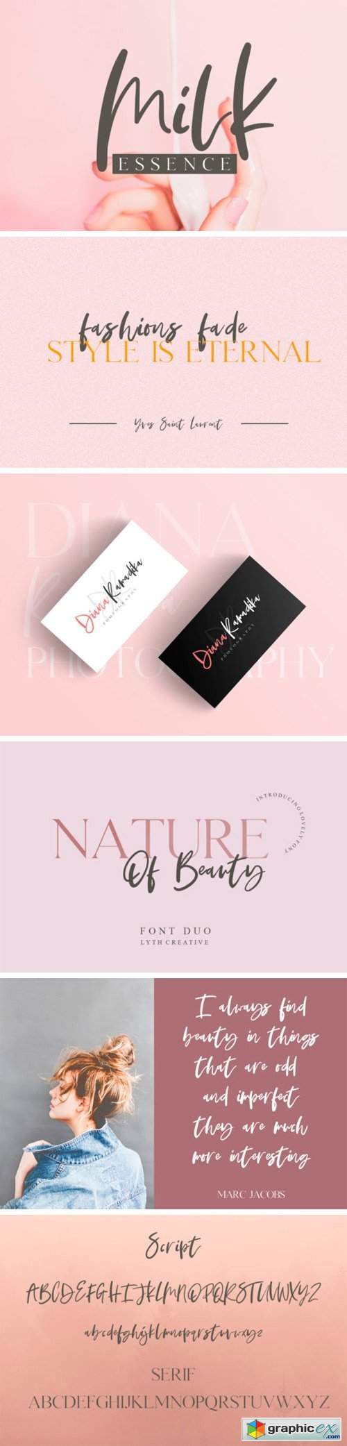 Nature of Beauty Duo Font