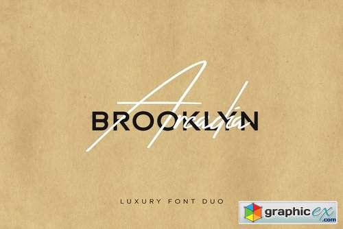 Arcadia & Brooklyn - Luxury Font Duo
