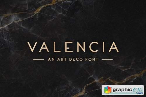 Valencia Typeface 3336784
