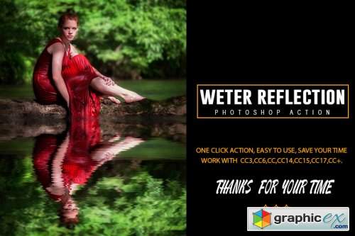 Weter Reflection Photoshop Action