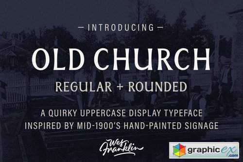Old Church - Serif Display Font