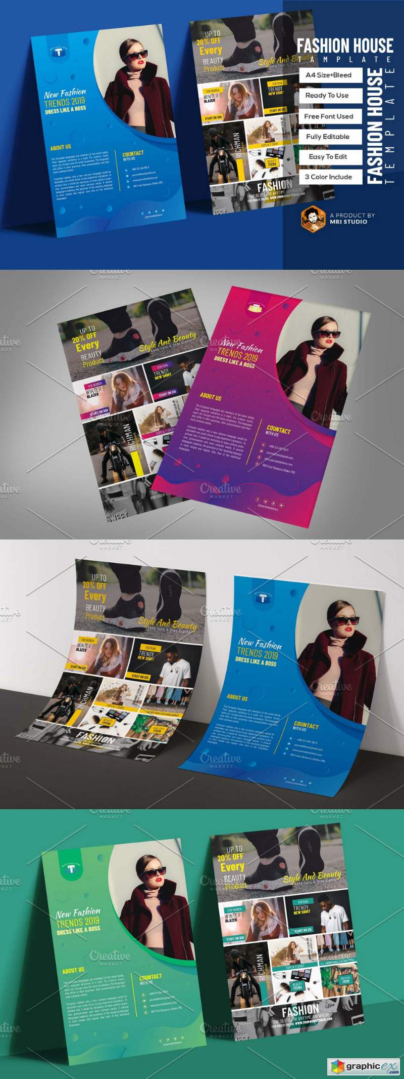 Fashion House Flyer Template
