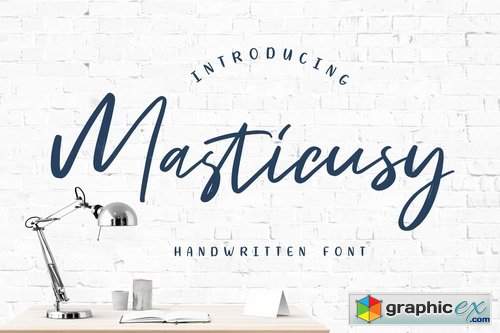 Masticusy Handwritten Font