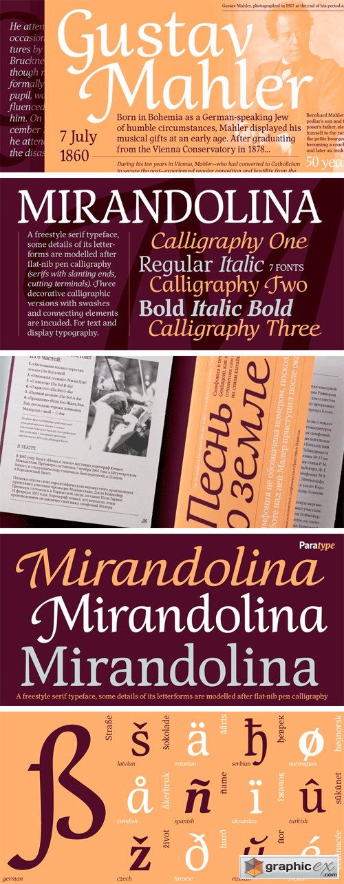 Mirandolina Font Family