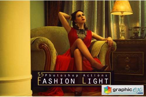 55 Fashion Light Photoshop Actions