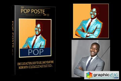 Pro Pop Poster Art v2 Photoshop Actions