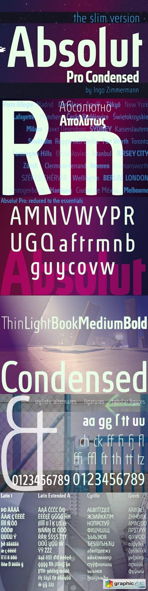 Absolut Pro Condensed Font