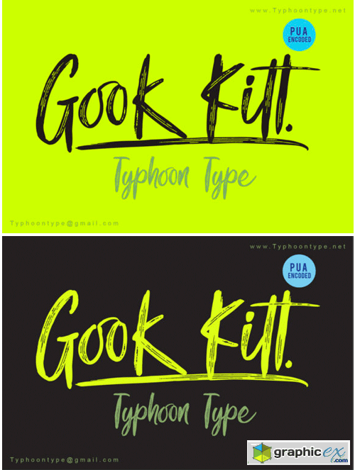 Gook Kitt Font