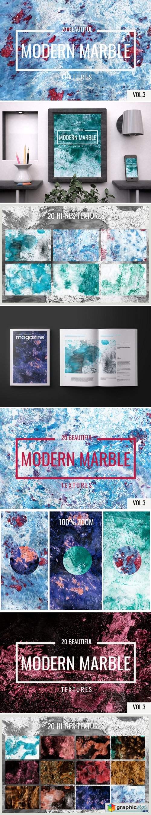 Modern marble vol.3 textures backgrounds overlays backdrop