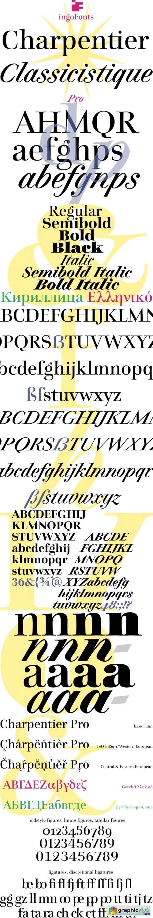 Charpentier Classicistique Pro Font