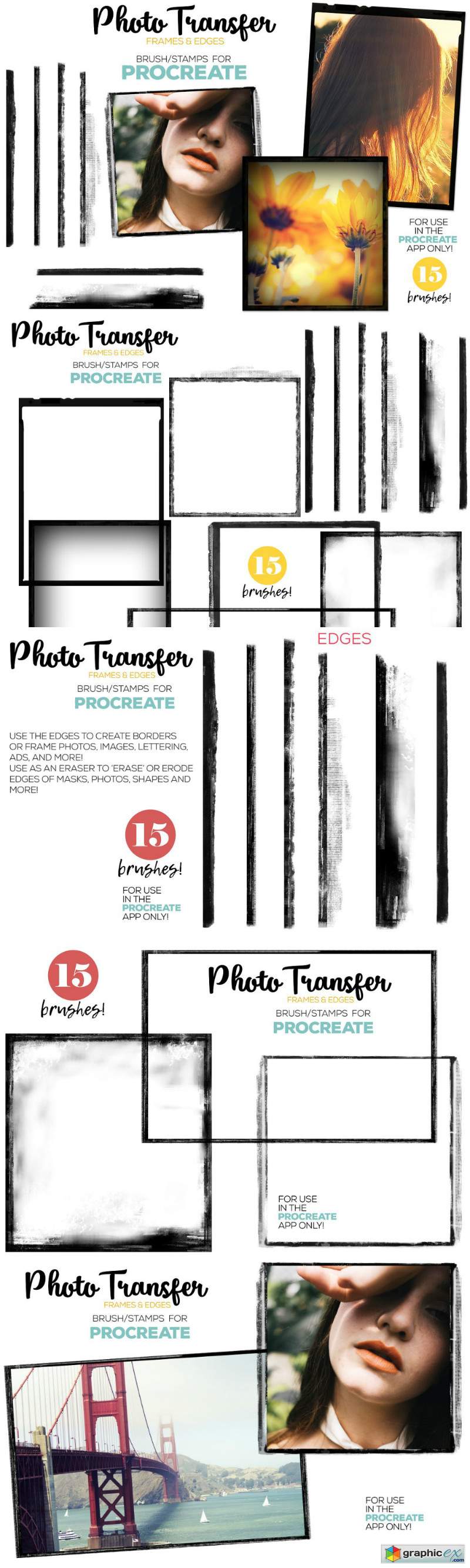 Procreate Photo Transfer Brushes