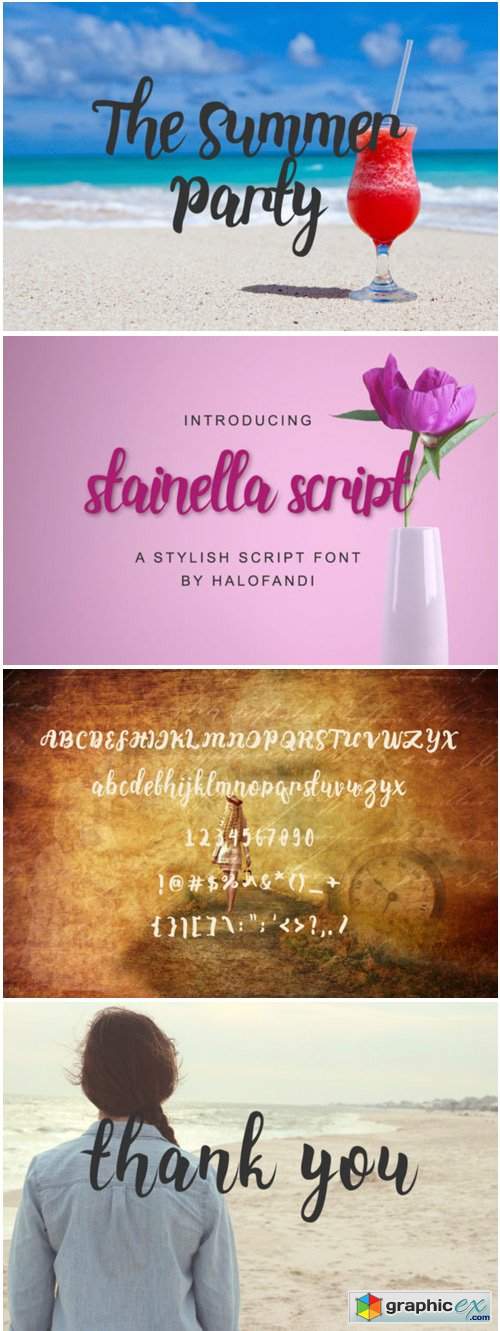 Stainella Script Font