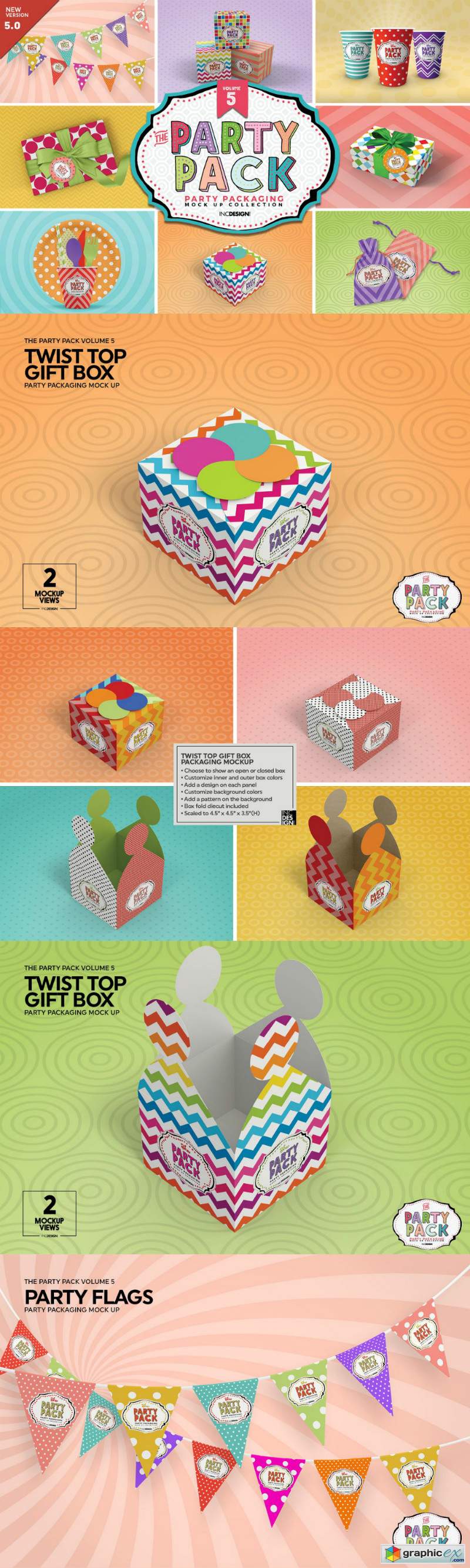 Vol.5 Party Packaging MockUps