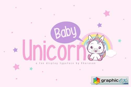Baby Unicorn Font