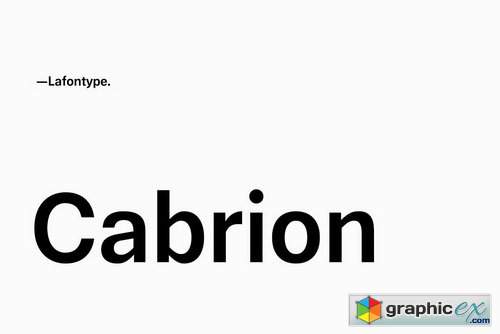 Cabrion Font Family