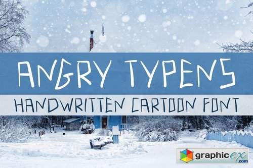 Angry Typens - Handwritten Font