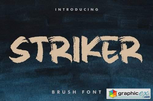 Striker Brush Font