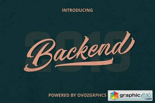 BackEnd Fonts