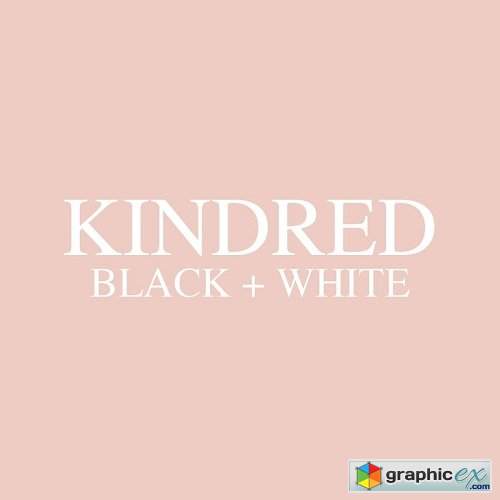 Kindred Black & White Lightroom Presets