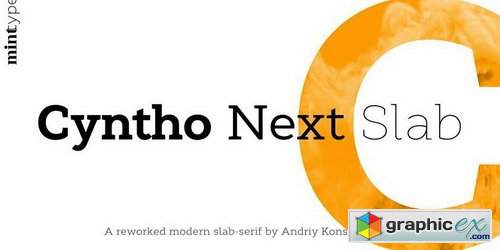Cyntho Next Slab Font Family